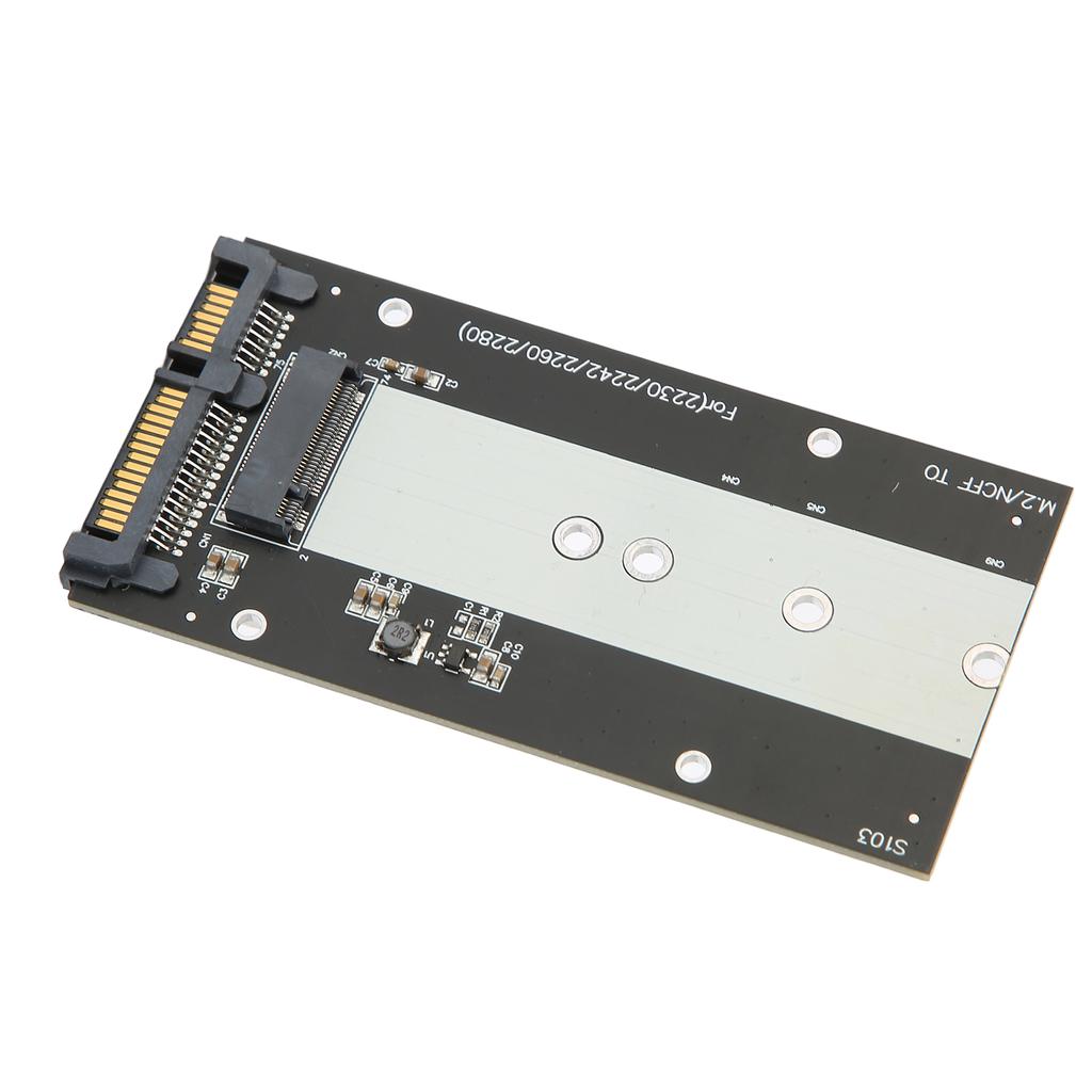 M.2 NGFF To SATA III Converter Adapter 6000MB S Fast Transfer Mass Storage Interface Hard Drive Converter Card