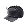 Winter Men's Hat Plush Ear Protector Baseball Cap Warm Leather Flat Top Cap Cotton Cap