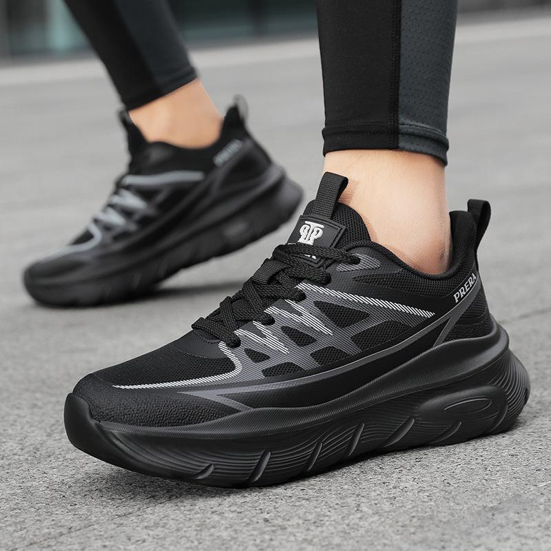 

2025 new platform sports shoes lightweight shock absorption soft sole outdoor hiking shoes comfortable and lightweight casual couple shoes 45
