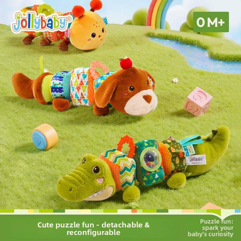 Adorable Crocodile Baby Teething Plush Toy With Sound And Visual Stimulation