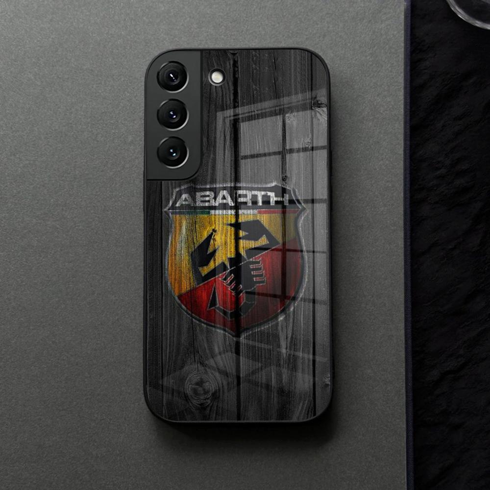 A-ABARTHEs Italy Car Phone Case Glass For Samsung Galaxy S21 S25 S22 S20 S24 S23 Ultra Fe Plus A16 A34 A54 A24 Coque