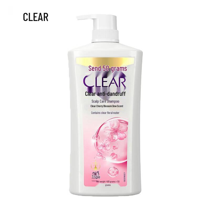 Clear Anti-Dandruff Cherry Blossom Shampoo