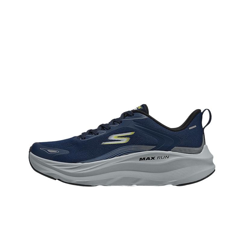 Skechers Mens Go Thick Sole Lace-Up Fabric Low-Top Running Shoes Men sneakers 221002-NVY 39.5