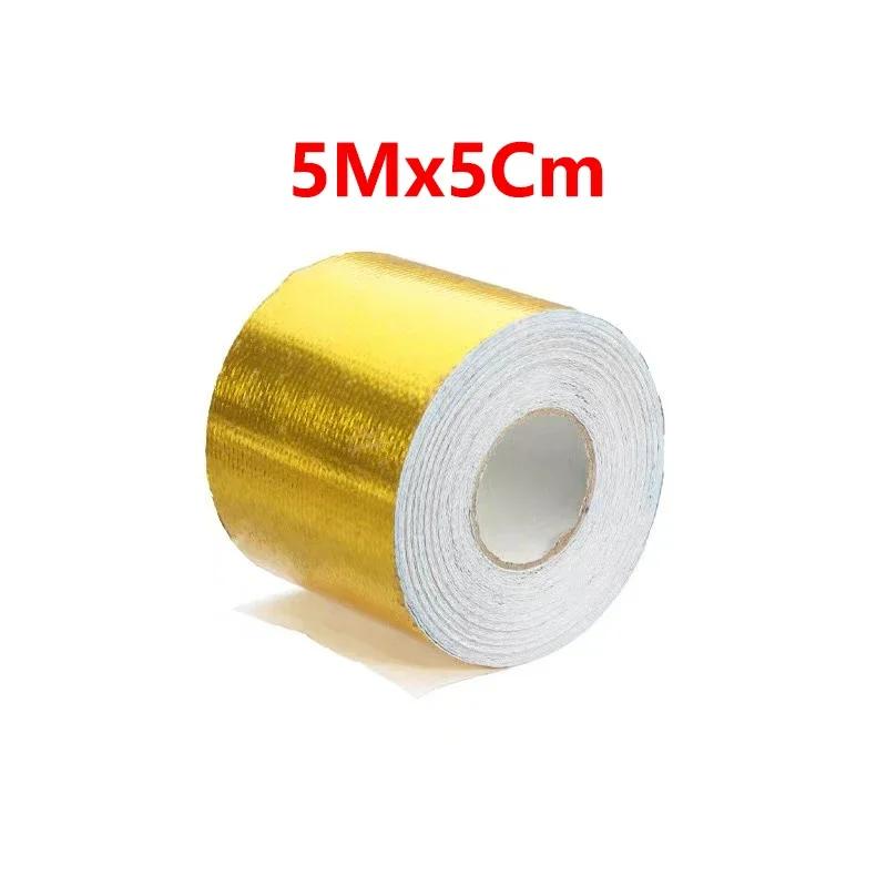 Modyfikacja Wydechu Samochodowego Odporna na Wysokie Temperatury Taśma z Włókna Aluminiowego Folia Aluminiowa Izolacja Cieplna Wydechu Modyfikacja
