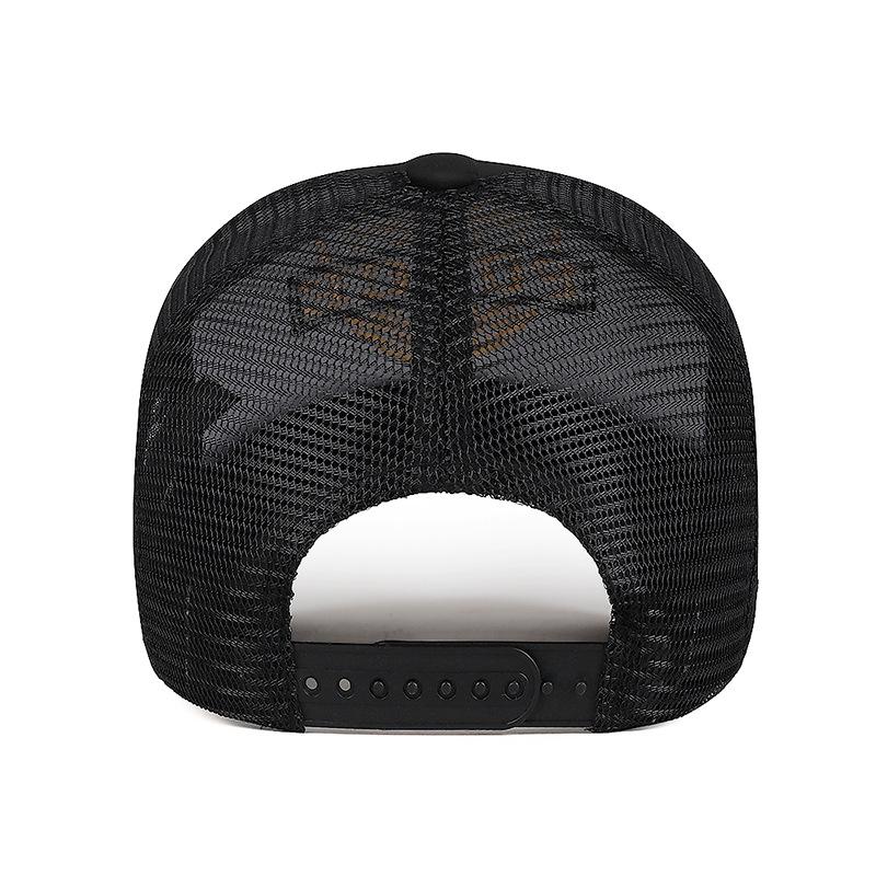 Unisex Youth Summer Mesh Baseball Cap with Sunshade and Breathable Design