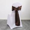 10pcs Satin Chair Belt with Bow Decoration, Universal Chair Cover Ribbon Tie Wedding Chair Back Decor/chair Sashes Wedding