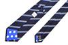 Paul Smith Striped Silk Tie Blade Eps19w019 Navy Men's (8cm Width), ALU19-47,