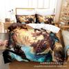 3D Digital Printing Bedding Four-Piece Set Three-Piece Set Warcraft Bed Sheet Quilt Pillow