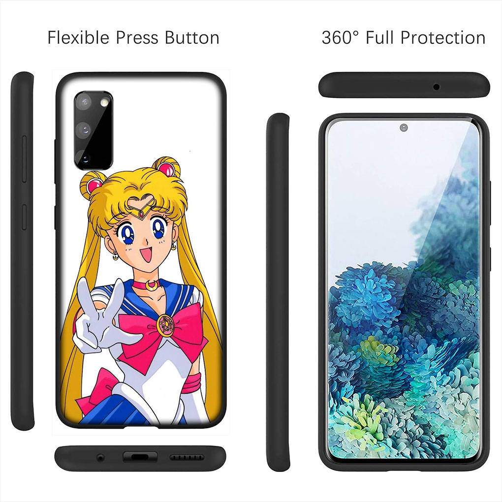 Cover for iPhone 16 15 Xiaomi Redmi Note 14 13 12 11 Pro Max X 8 9 16e Samsung Galaxy S25 S24 S23 Moto G85 OPPO Huawei Sailor Comics Moon Phone Case