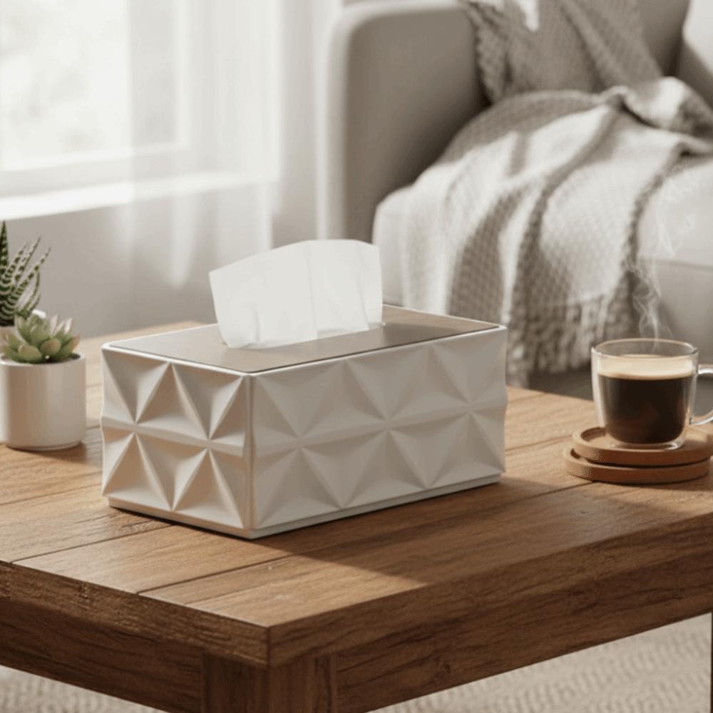 Multi-Functional Napkin Holder Elegant Napkin Paper Case Decorative Desktop Paper Box Living Room