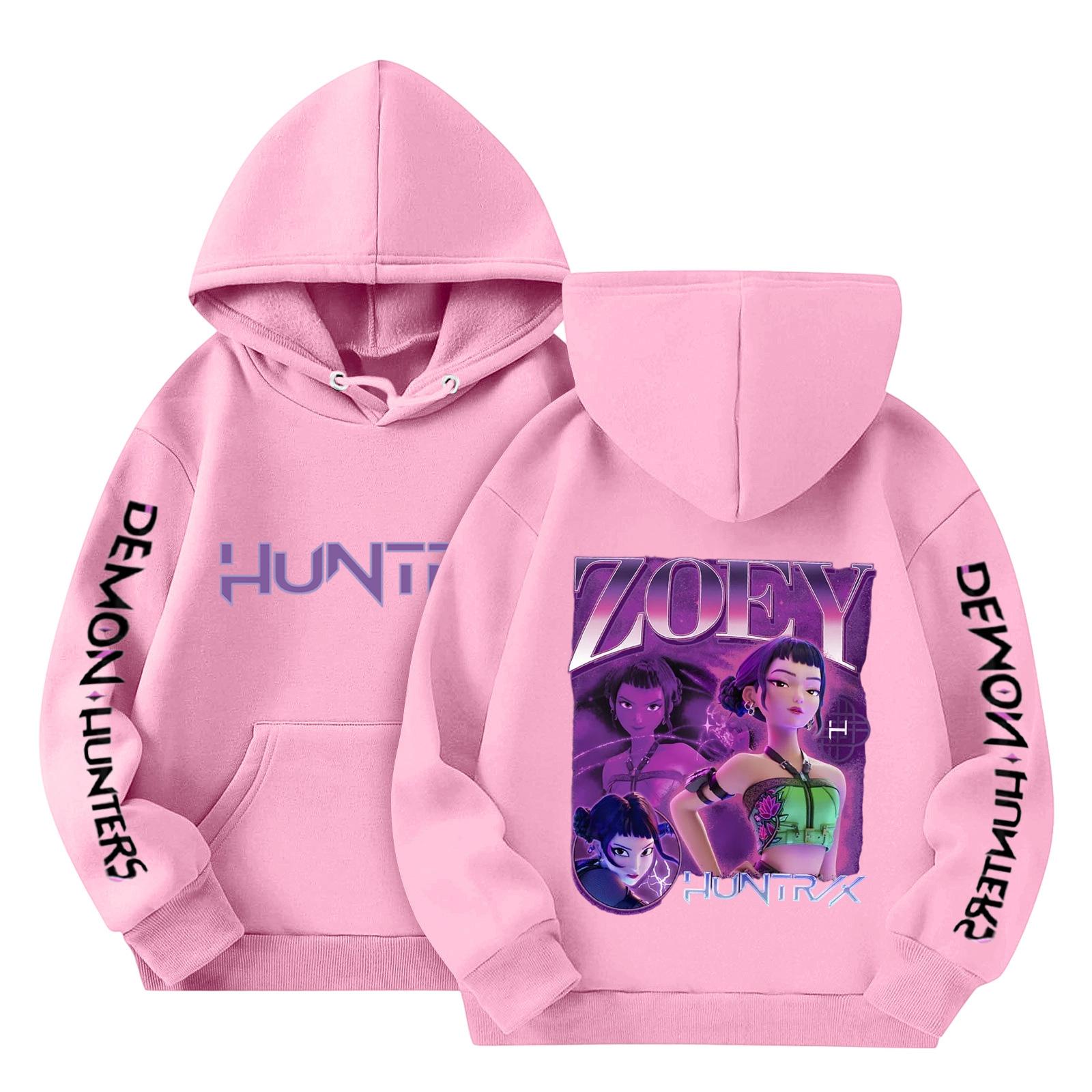 

Толстовки для девочек-подростков, толстовки с длинным рукавом, пуловер с завязками, симпатичная толстовка большого размера 150 розовый