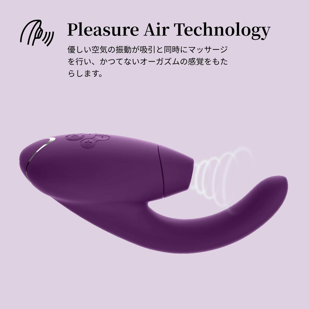Womanizer InsideOut Clitoral Suction Vibrator Adult Toy Rabbit Vibrator with 12 Stimulation Modes Waterproof Purple Women's - G-Spot - -