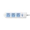 Gongniu 3-Outlet 5-Hole Power Strip with Master Control