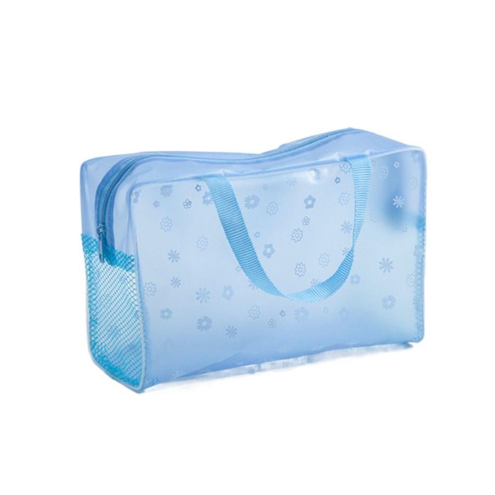 Waterproof Zipper PVC Storage Bag Make Up Bag Travel Cosmetic Bag Bathing Storage Bag Swimming Bags