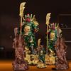 Fortune Guan Gong Sculpture Resin Ornaments Crafts Home Bookshelf Figurines Decoration Store Office Desk Statue Accessories Item