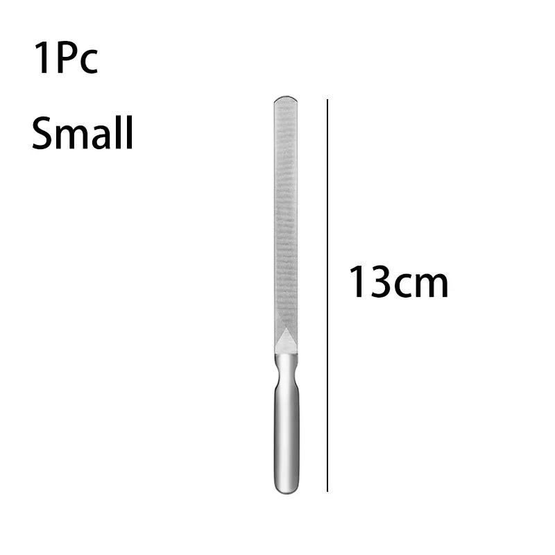 1Pc Professional Nail File Stainless Steel Polishing Block Sanding for Nail Nailfile Manicure Supplies Tools Art Beauty