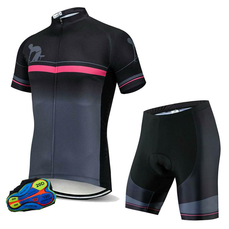 Best Seller Bicycle Suits Men's Bike Uniform Breathable Cycling Jerseys Sportswear Short Sleeve Bike Uniform with Pocket