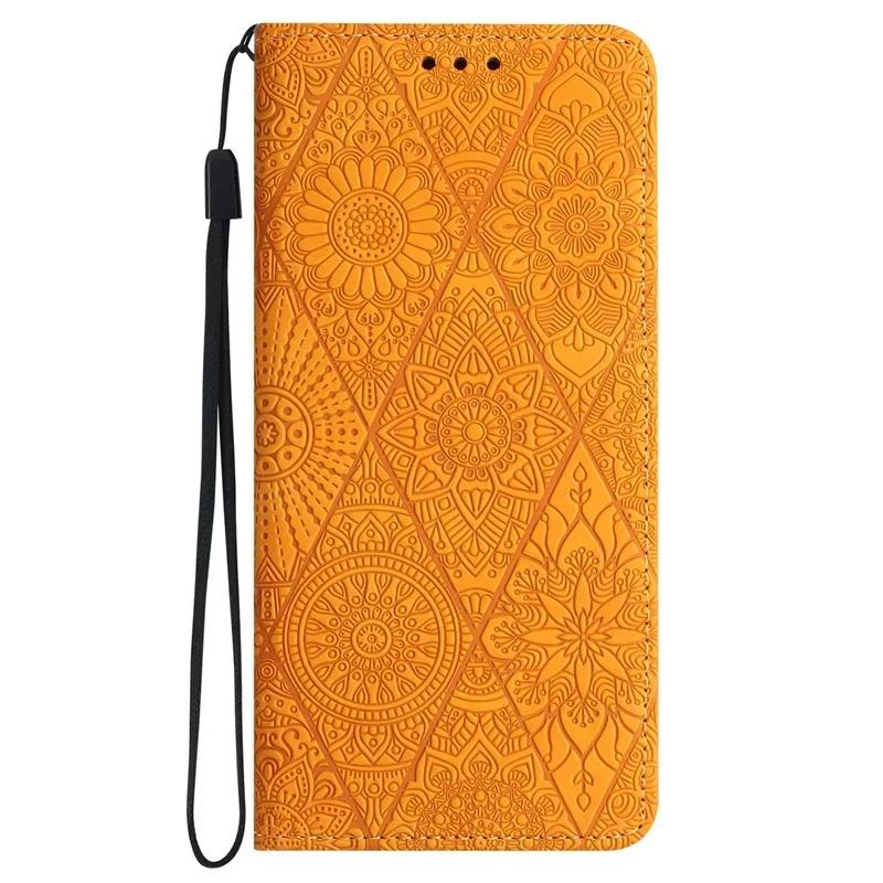 Phone 17 16 Pro Max Vintage Flower Case for IPhone 17 Air 16 15 Plus 14 13 12 11 Pro Max Case Magnetic Leather Wallet Book Cover