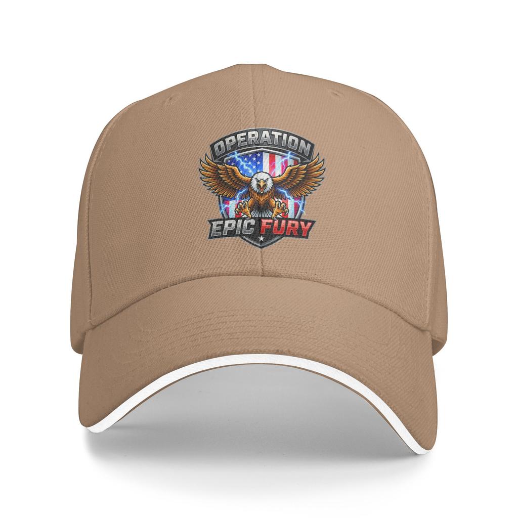 Operation Epic Fury Baseball Cap  Couple Women Print Hip Hop Hats Summer Stylish Hiking Fishing Sunscreen Baseball Caps