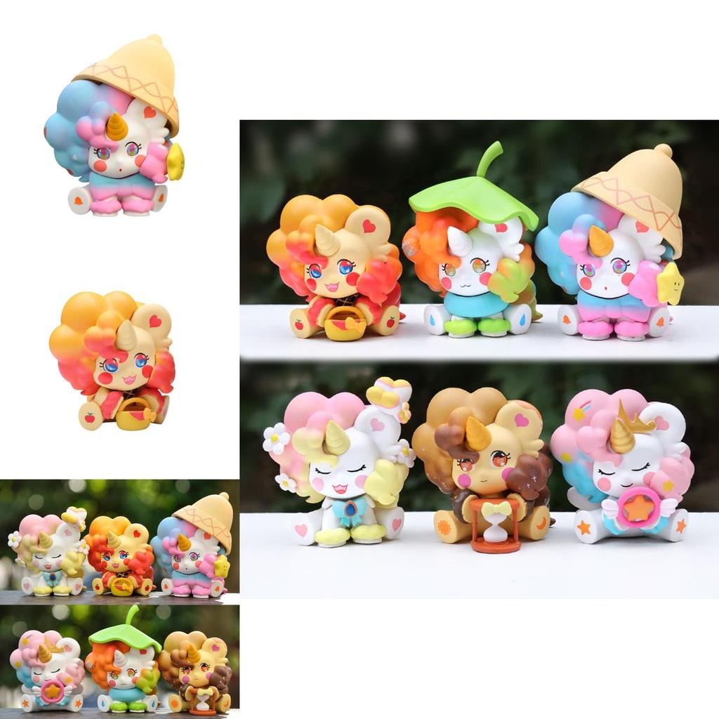 Unicorn Pvc Figurine Creative Home Decor Room Ornament Gift For Girls