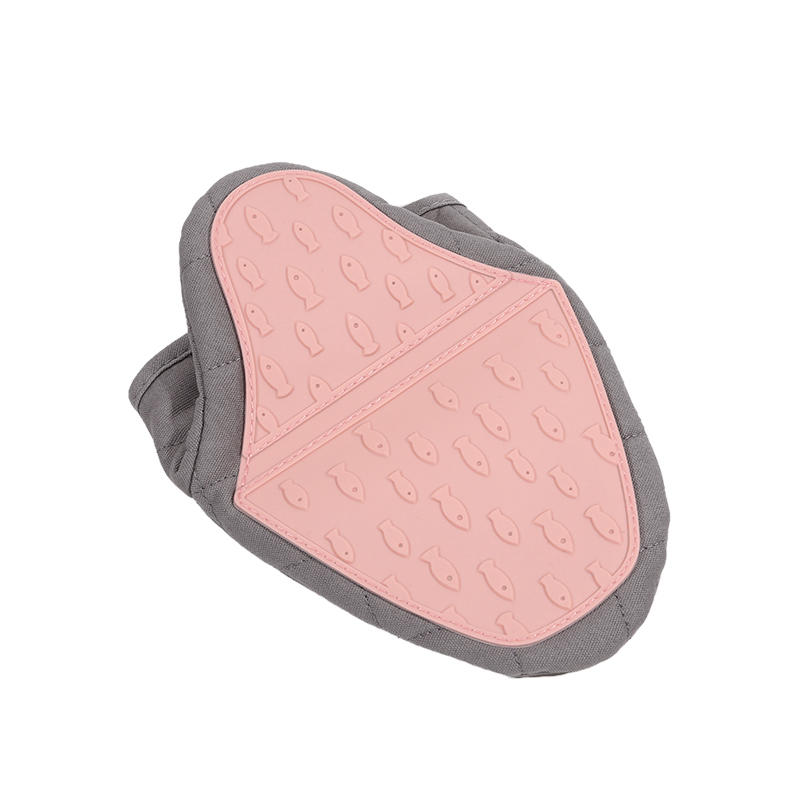 1/2Pcs Silicone Anti Scald Oven Gloves Kitchen Multi Purpose Tray Microwave Oven Baking Dessert Tableware Rack Gloves