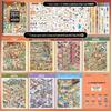 Miniature Scene Collection Book 9.0 Cityscape Scenery Sticker Fun Cartoon Three-dimensional House Diary Educational