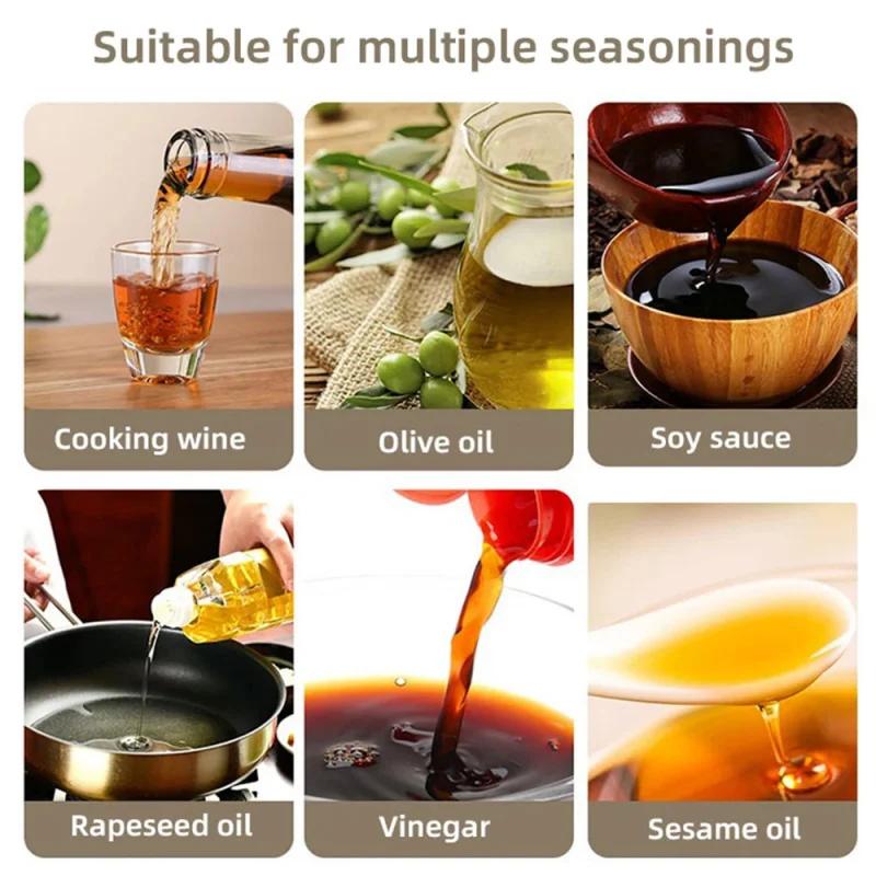 Oil Sprayer Kitchen Household Spray Pour Two Oil Sprayer Air Fryer Atomizing Oil Spray Bottle Plastic Leakproof Oil Can Pot