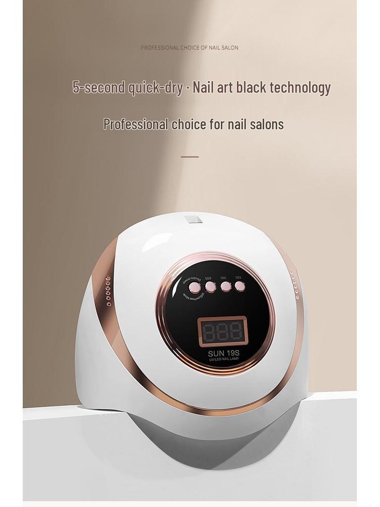 130W High-Power Nail Lamp with 5-Second Fast Dry and 57 LEDs