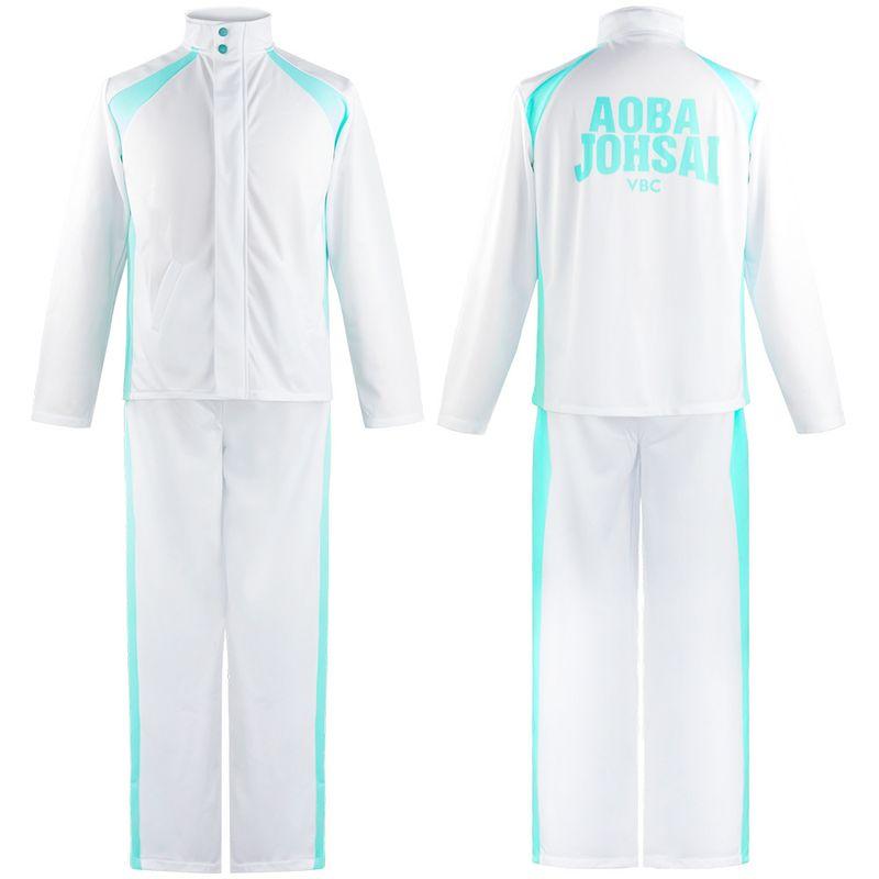 

Volleyball Boy Cosplay Costume Aoba Johsai Oikawa Toru Uniform Set Anime Merchandise Cosplay Clothes in Stock White Pants S