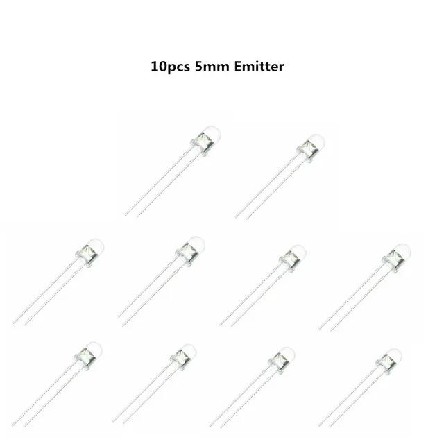 10pairs 3mm 5mm 940nm LEDs Infrared Emitter and IR Receiver Diode Diodes 301A
