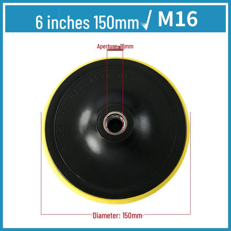 Self-Adhesive Polishing and Backing Pads for Angle Grinder: Wet, Dry, and Stone Options with Connector and Rubber Soft Backing Pad
