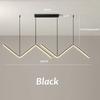 Modern Led Dining Table Chandelier Room Kitchen Bar Hanging Lighting Suspension Design Ceiling Lamp Hoom Decor Pendant Light