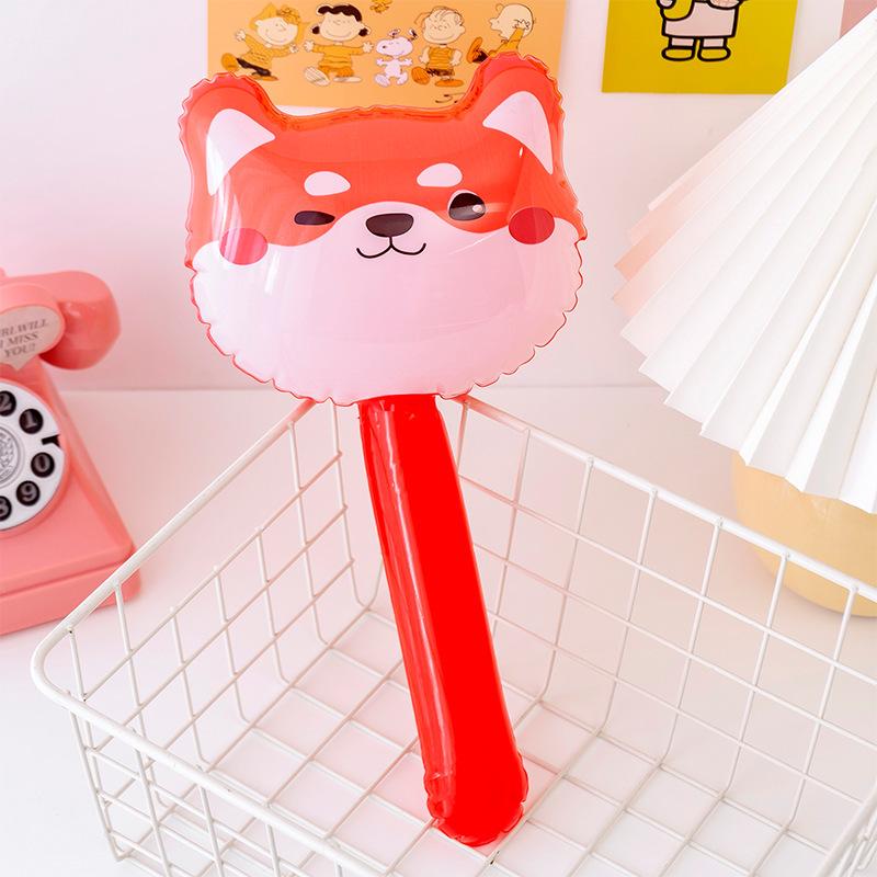 Children's Inflatable Cartoon Animal Hammer Toy with Bell - Small Size