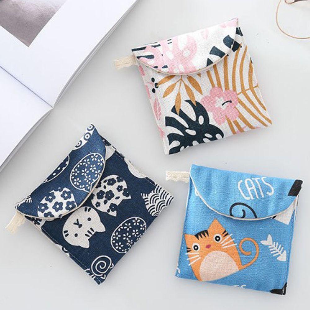 Organizer Sundries Tampon Napkin Coin Pouch Sanitary Pad Storage Bag Mask storage bag Makeup Bag