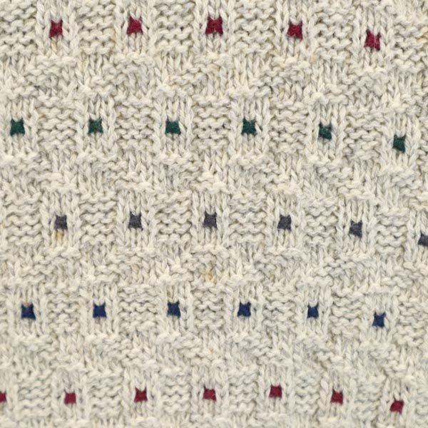 STJOHN’sBAY 90s Made In USA Old Long Sleeve Cotton Sweater L Gray Knit Men's Used