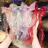 Korean Bow Ribbon Hair Clip for Women and Girls - Fairy Braided Headdress