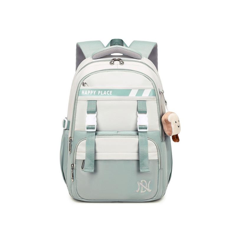 Large Capacity Schoolbag for High School Students Simple Style Girls Backpack for College High quality College Style Dirty