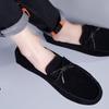 Autumn new leather Doudou shoes breathable lazy shoes personalized driving shoes