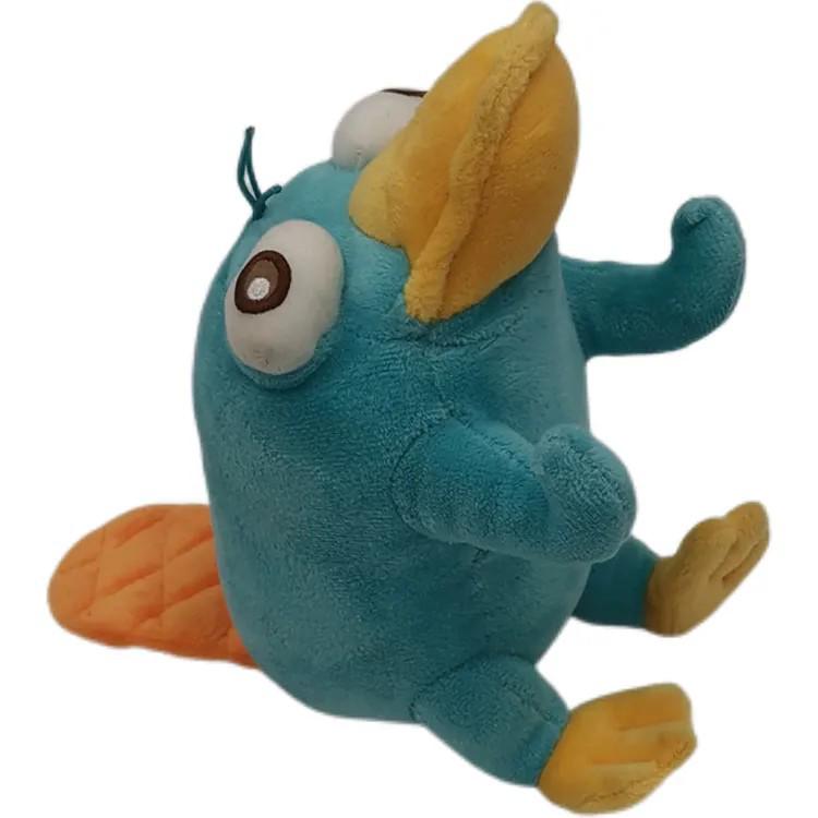 Light Blue Platypus Plush Toy - Cute Terry Doll for Students