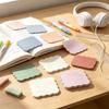 240 Sheets Self-adhesive Self Sticky Notes Adhesive Backing Scalloped Sticky Notes  Home Study