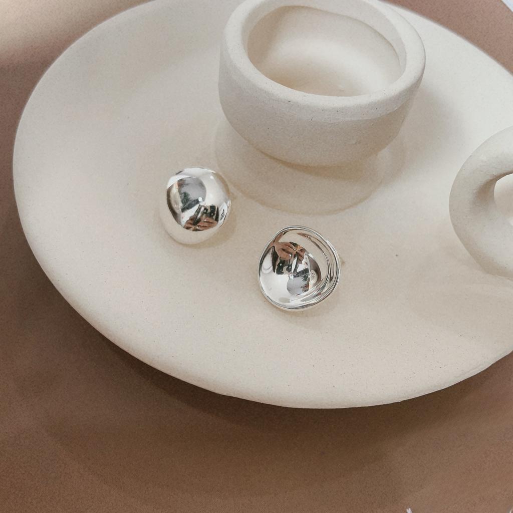 S925 Stud Earrings for Women Special-Interest Design High-Grade Korean Style Partysu Temperamental New Trendy Sterling Silver Earrings