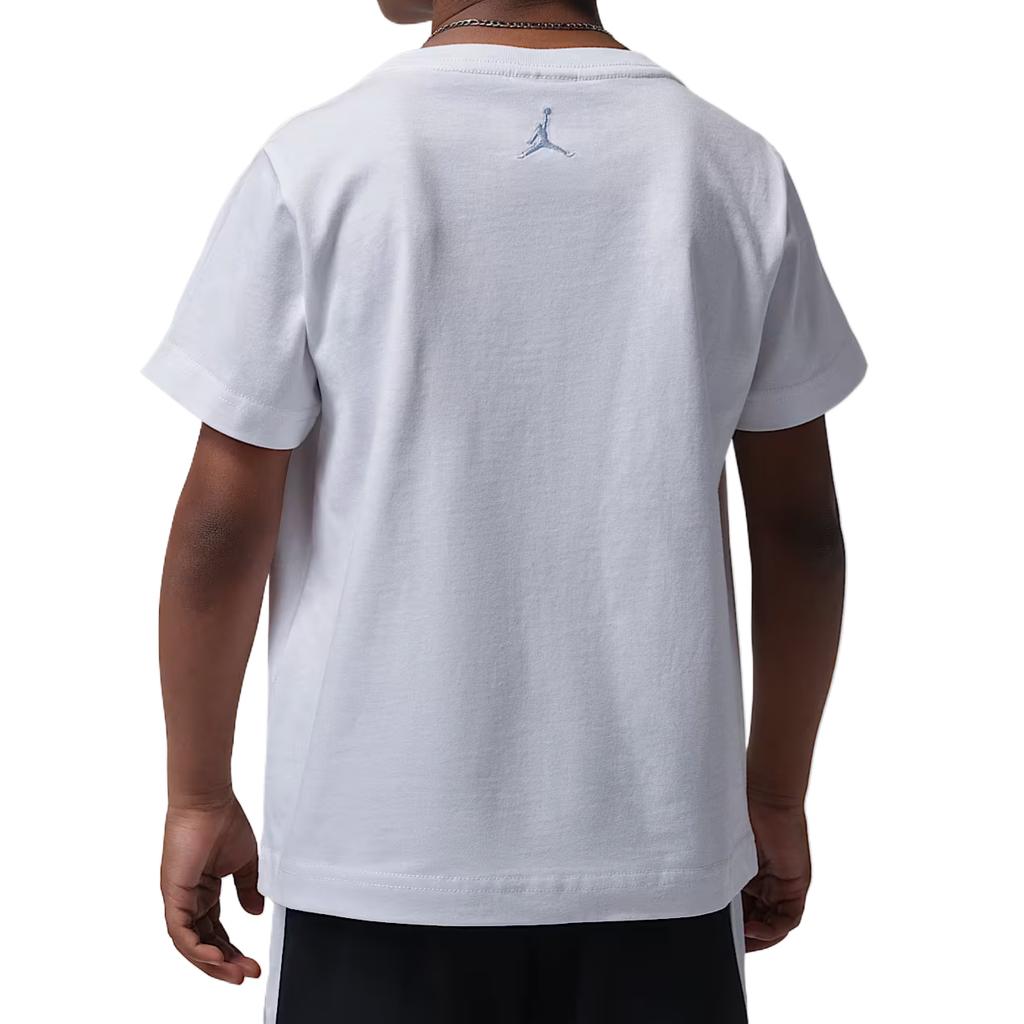 Jordan Cotton Printed Round Neck Drop Shoulder T-Shirt Kids tops IW2135-100