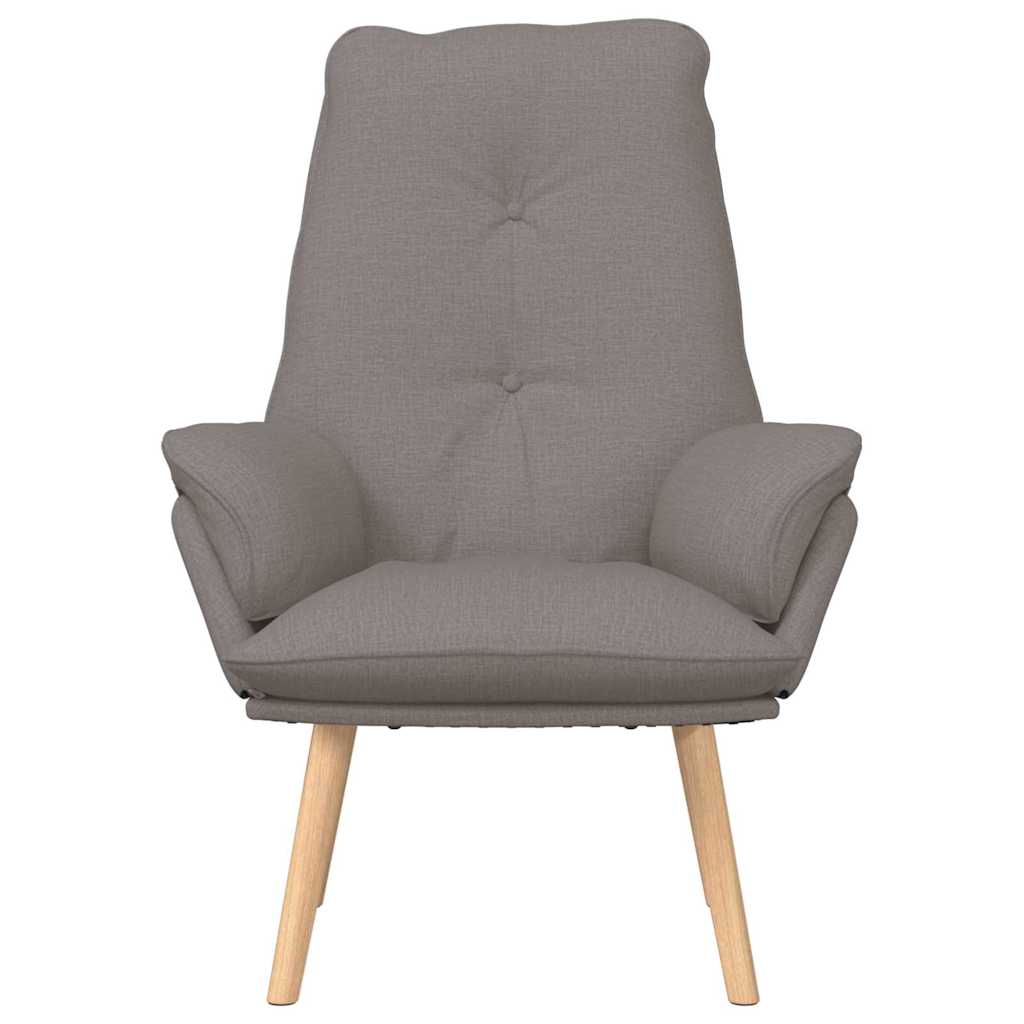 Armchair Taupe 69 x 74 x 93 cm Fabric and Plywood