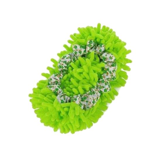 

Тапочки для чистки пола от пыли, швабра для дома, очиститель для комнаты, съемная бахила зелёный