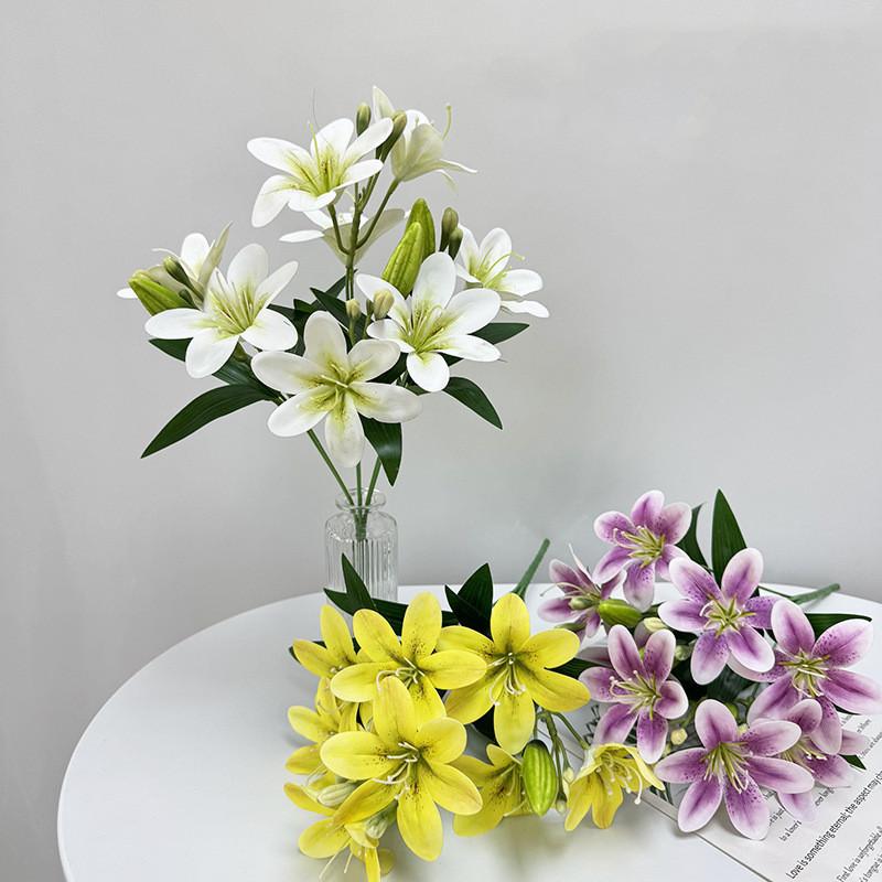 Lily Lifelike Blossom Arrangements For Wedding Venue Decor And Photography Props