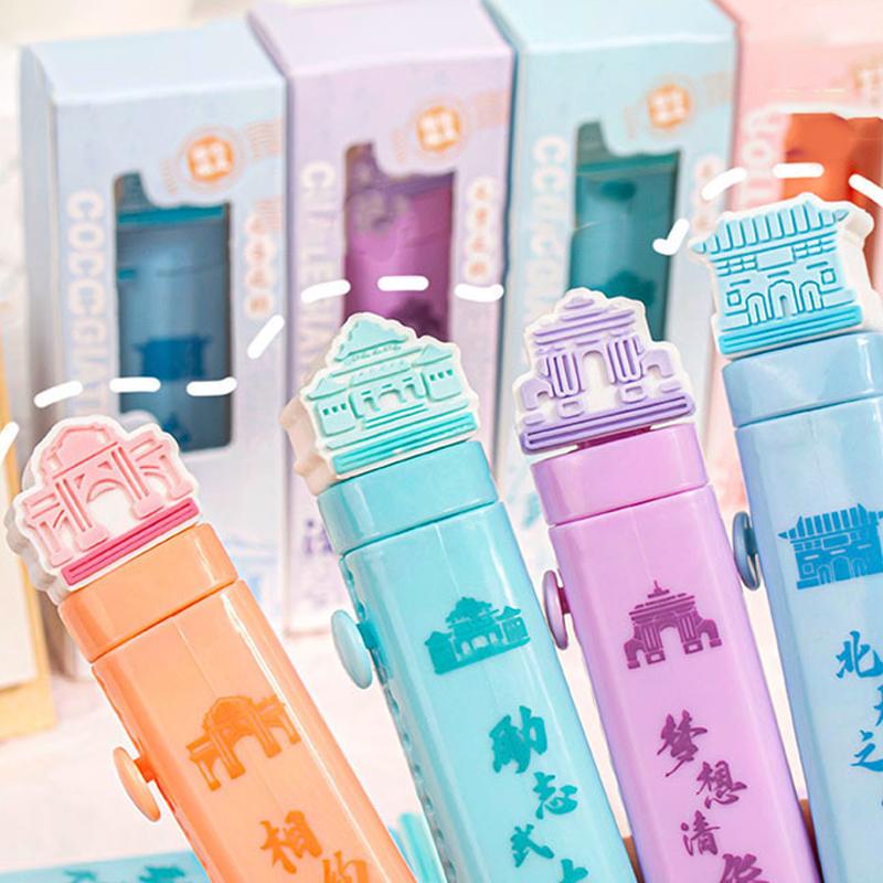 Cartoon  Kawaii Push Pull Capybara Eraser Creative Cute Soft Rubber Eraser School Supplies Student Stationary Gifts