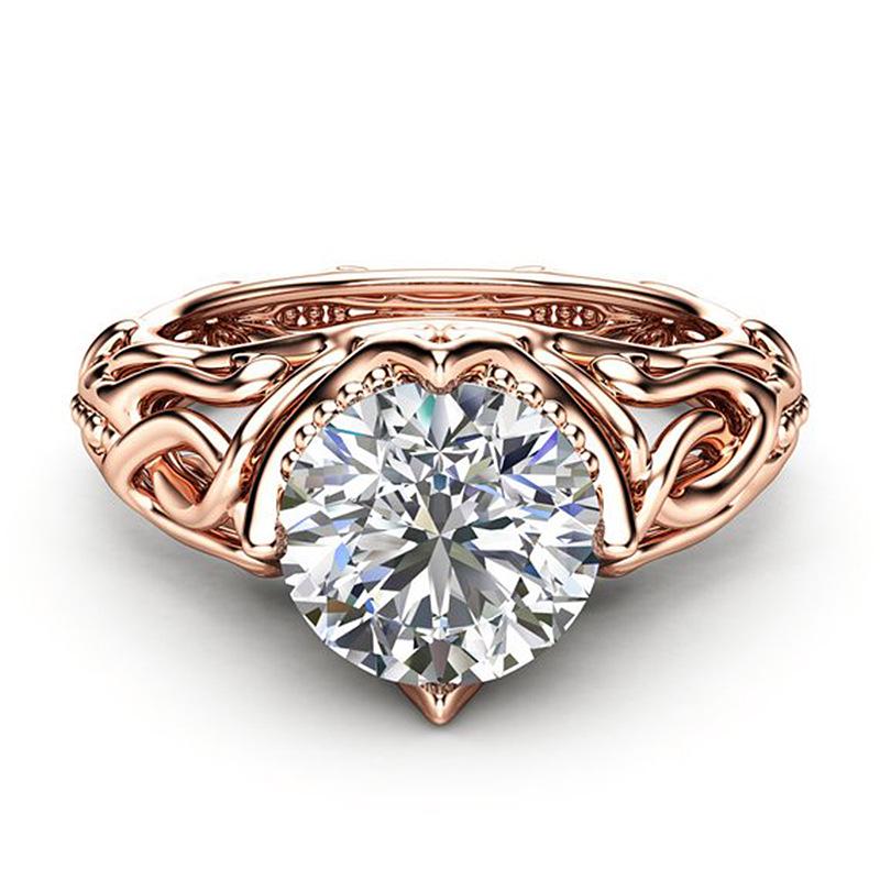 Ювелирные изделия, Аксессуары Изысканные циркониевые кольца Модная бижутерия no. 10