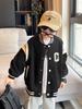 Trendige Baseballjacke für Jungen - Frühjahrskollektion 2025 für mittleres und älteres Kind, Cardigan im chinesischen Stil für Frühling/Herbst.