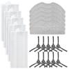 Robot Vacuum Accessories Kit: Side Brushes, Filter And Microfiber Mop Pads For ROPVACNIC S1 For Tipdiy G90, V75S, Z1, C2
