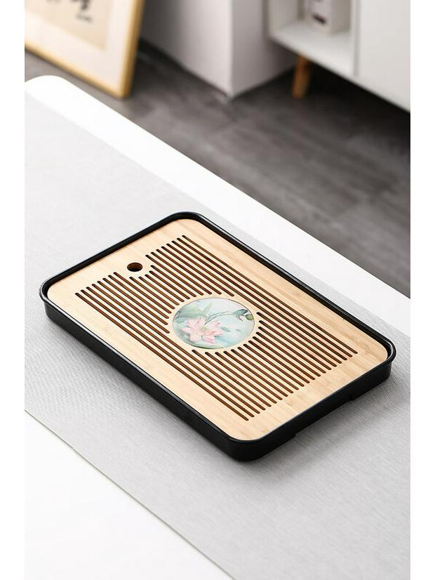 Japanese Minimalist Bamboo Dry Brew Tea Tray